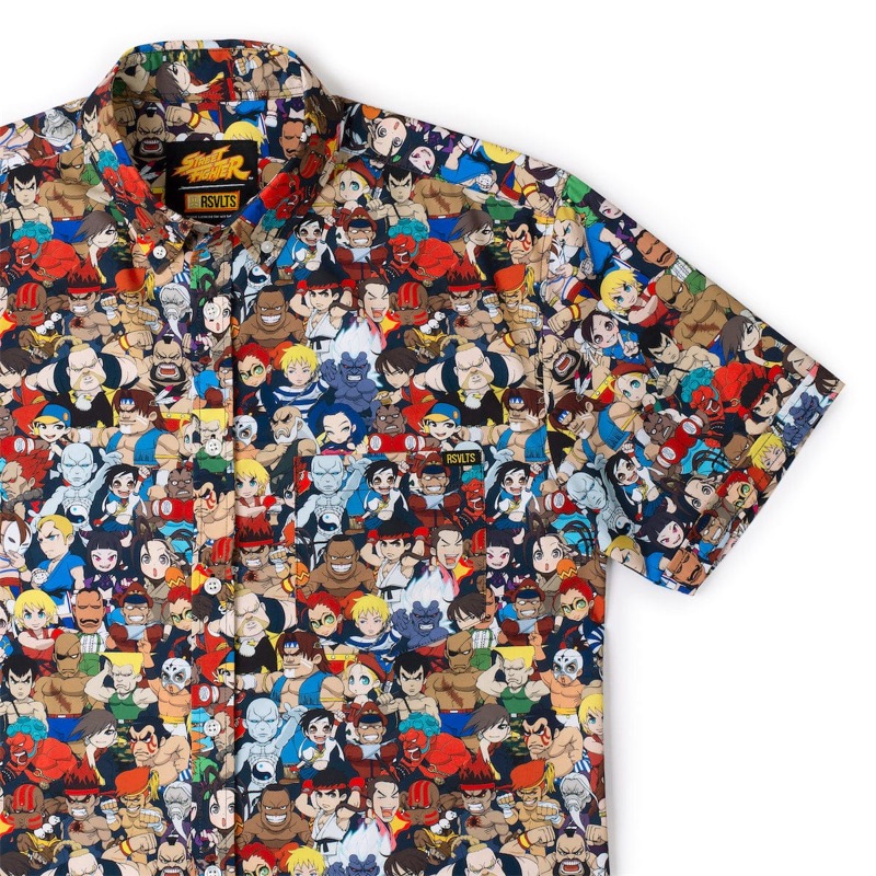 RSVLTS Chibi Bang KUNUFLEX Short Sleeve Shirt — front view