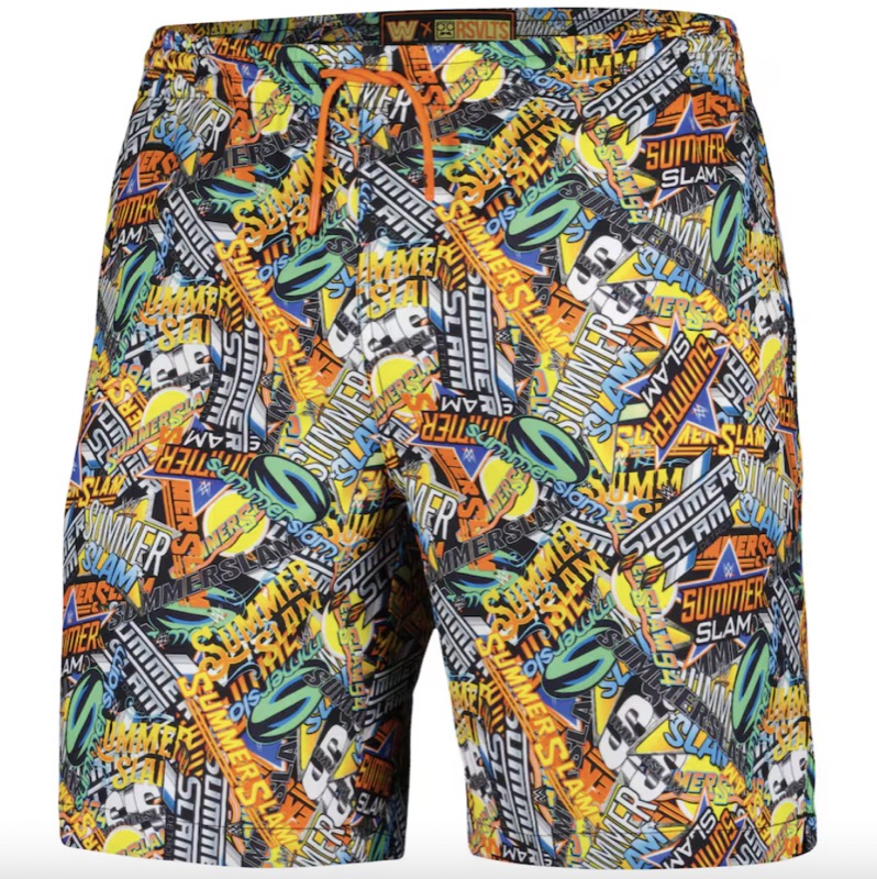 RSVLTS The Biggest Party of the Summer Hybrid Shorts in Multicolor — front view