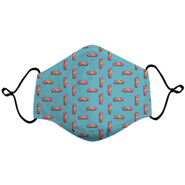 RSVLTS Hoverboards Mask in Blue — front view