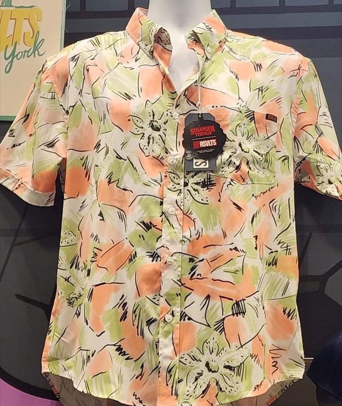 RSVLTS Hopper’s First Date KUNUFLEX Short Sleeve Shirt in White — front view