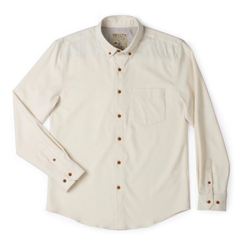 RSVLTS Solid color BorlandFlex long sleeve flannels BorlandFlex Long Sleeve Flannel — detail 3