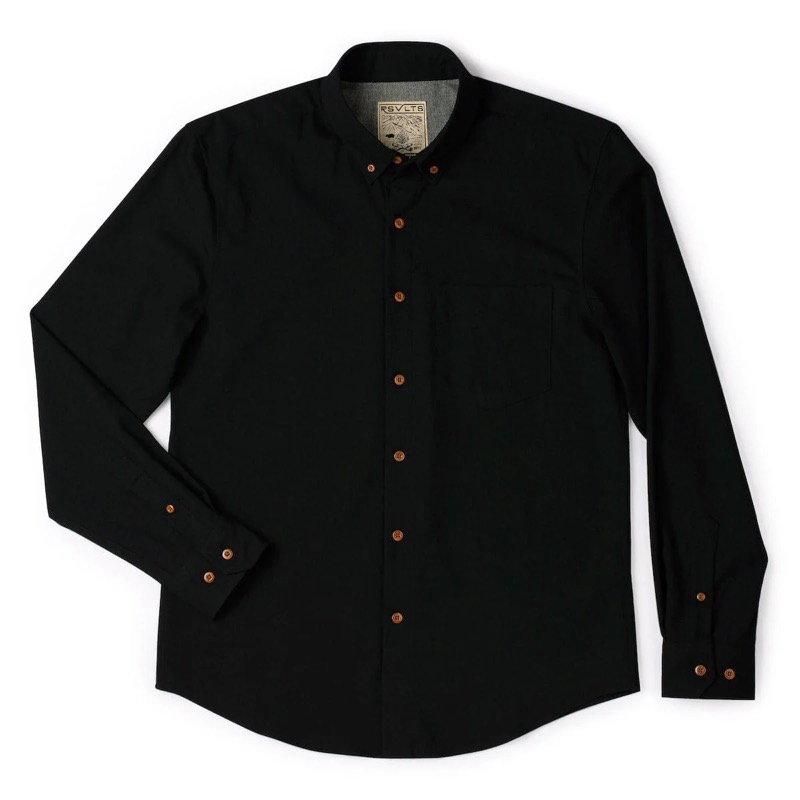 RSVLTS Solid color BorlandFlex long sleeve flannels BorlandFlex Long Sleeve Flannel — detail 4