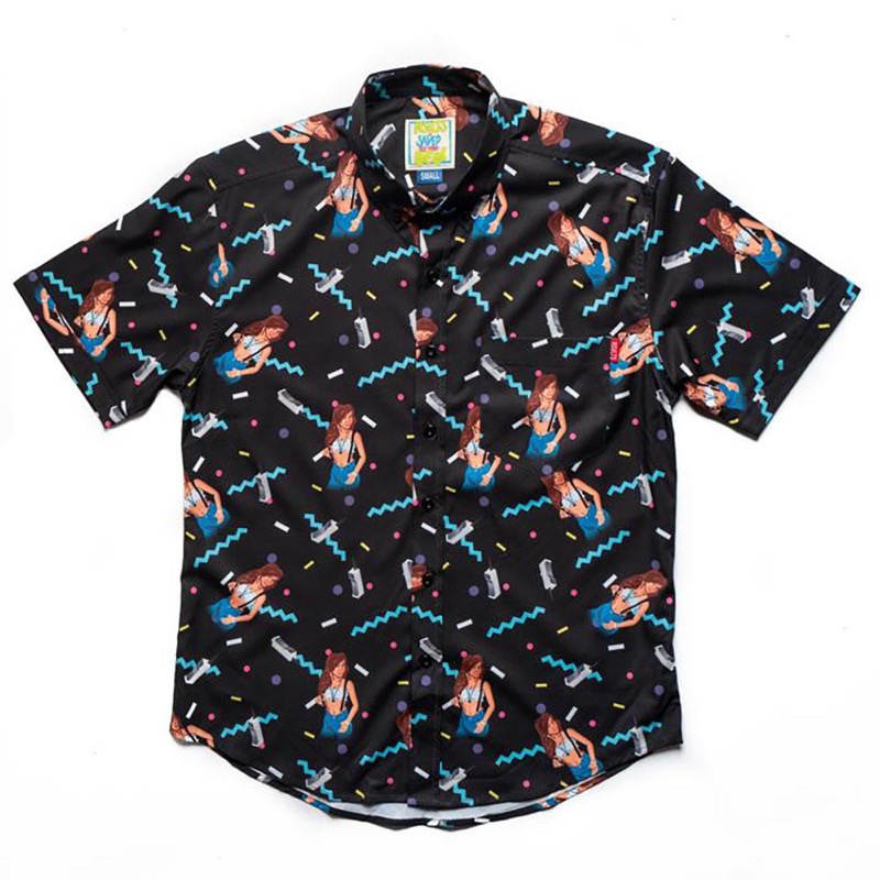 RSVLTS Kapow KUNUFLEX Short Sleeve Shirt in Multicolor — detail 5