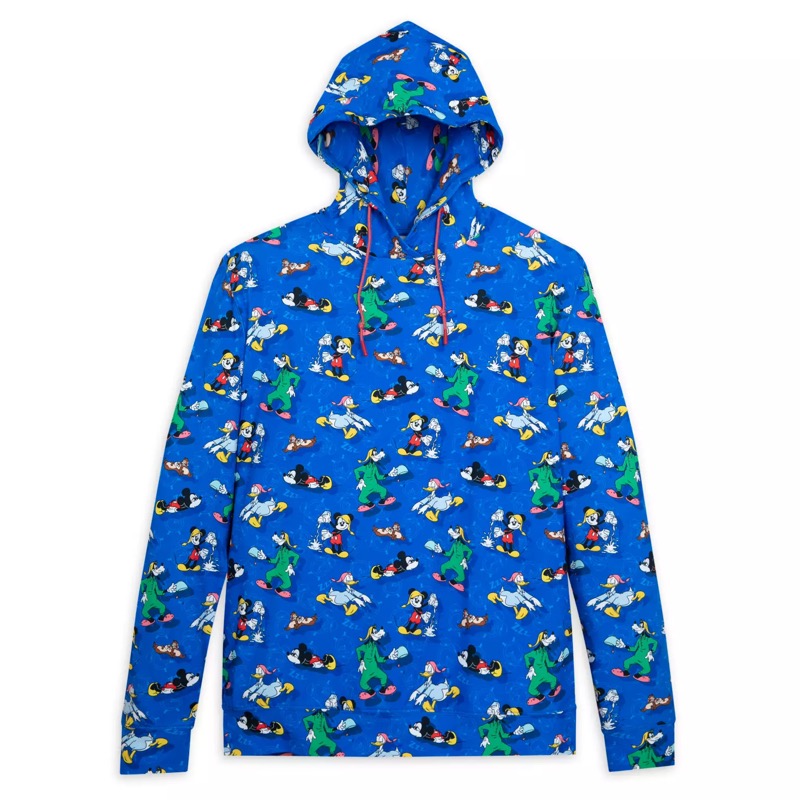 RSVLTS Sleepover Performance Hoodie in Blue — front view