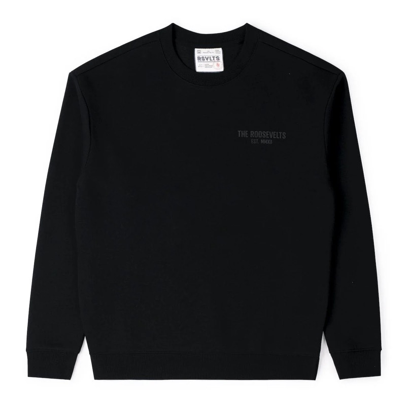 RSVLTS RSVLTS Stealth crewneck Crewneck Sweatshirt in Black — front view