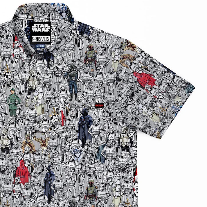 RSVLTS 501st KUNUFLEX Short Sleeve Shirt in White — front view