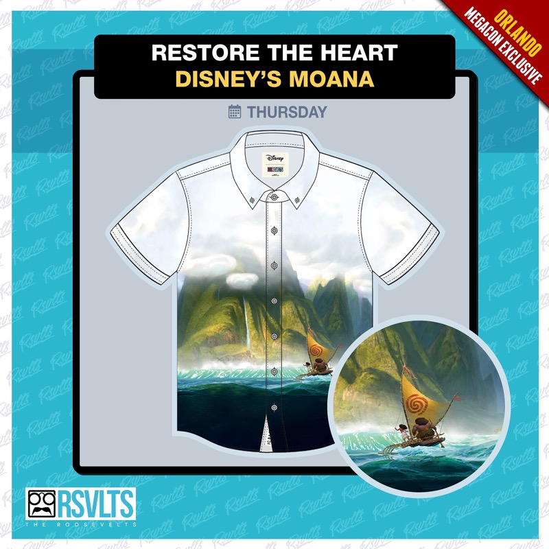 RSVLTS Restore the Heart KUNUFLEX Short Sleeve Shirt in Multicolor — front view