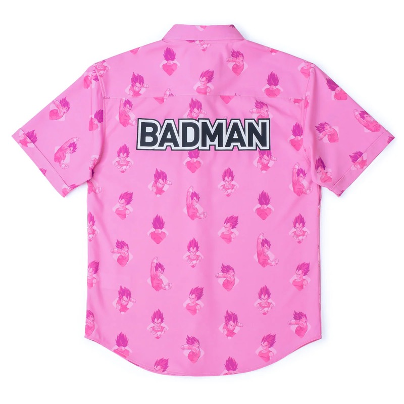 RSVLTS Badman KUNUFLEX Short Sleeve Shirt in Red — front view