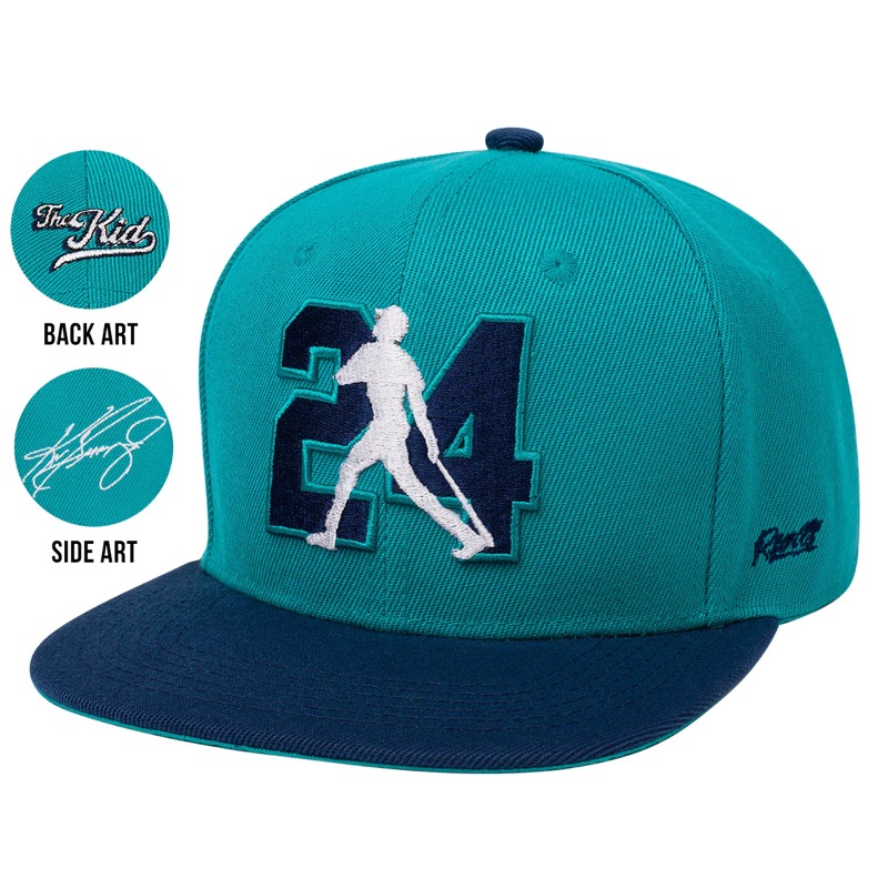 RSVLTS The Kid Snapback Hat in Blue — front view
