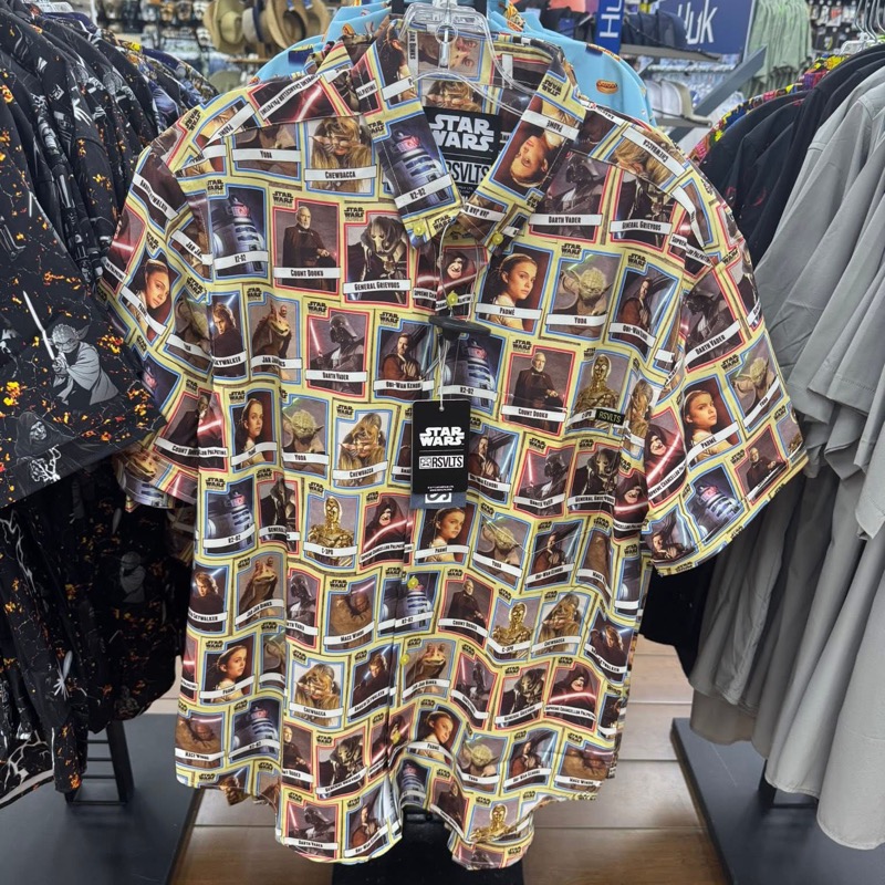RSVLTS Episode III Trading Cards KUNUFLEX Short Sleeve Shirt in Yellow — front view