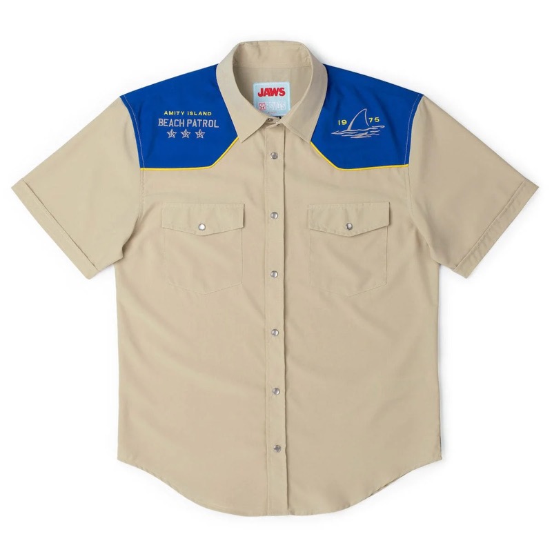 RSVLTS The Brody Roper Short Sleeve Shirt in Brown — front view