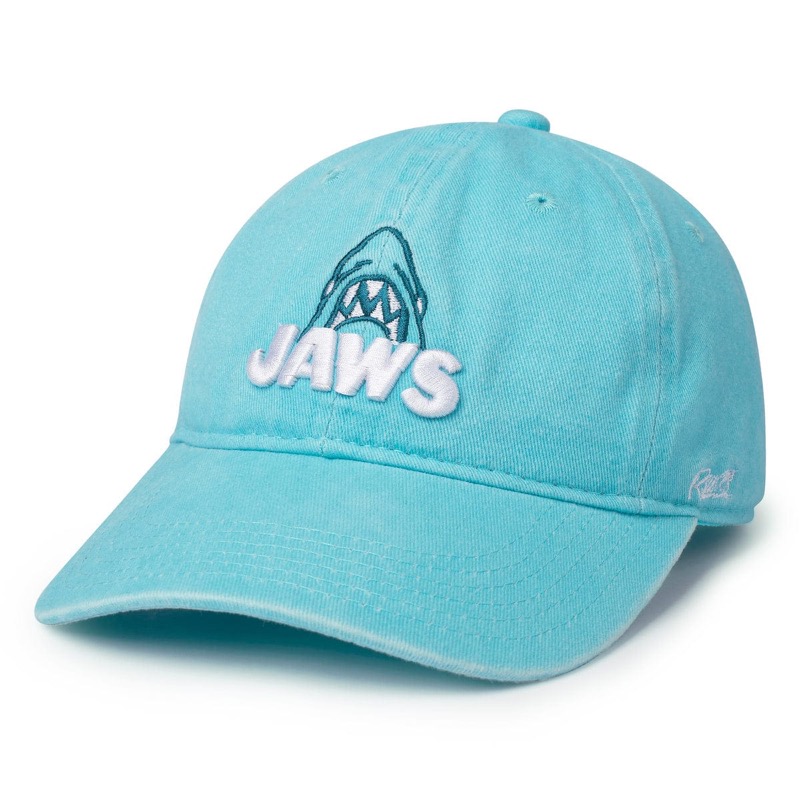 RSVLTS Jaws ’75 Strapback Hat in Blue — front view