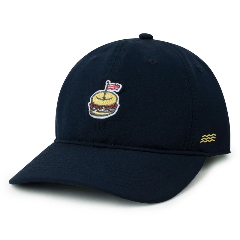 RSVLTS Bagel Sandy Strapback Hat in Blue — front view