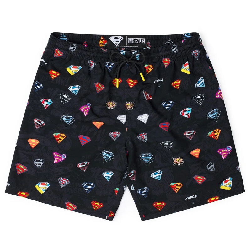 RSVLTS Symbols of Hope Hybrid Shorts in Black — front view