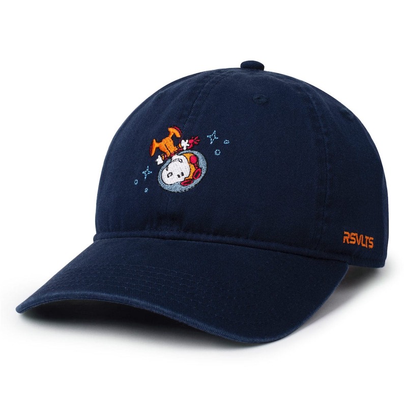 RSVLTS Snoopy in Space Strapback Hat — front view