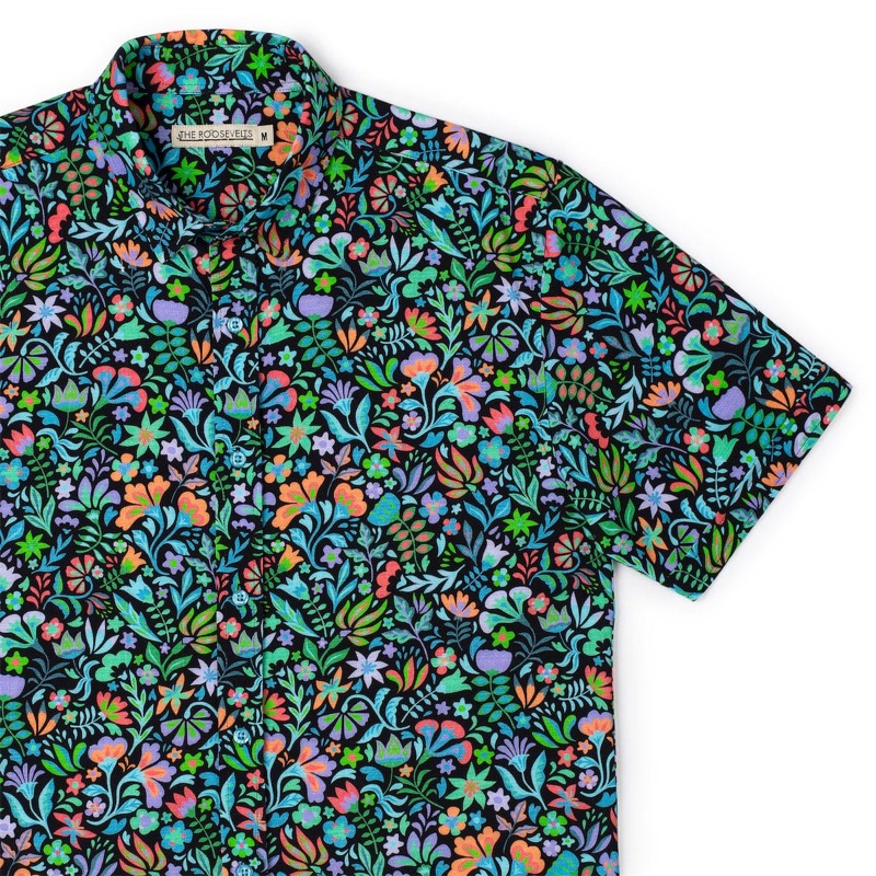 RSVLTS Kaleidos (Bamboo) KUNUFLEX Short Sleeve Shirt — front view