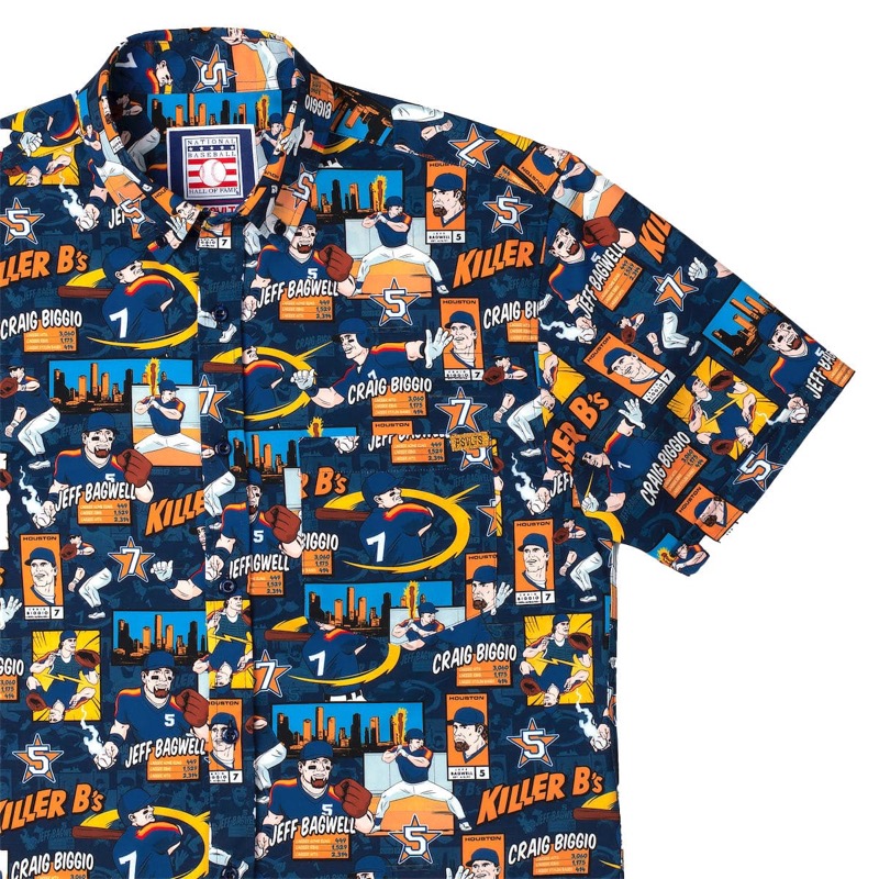 RSVLTS Killer B’s KUNUFLEX Short Sleeve Shirt in Blue — front view