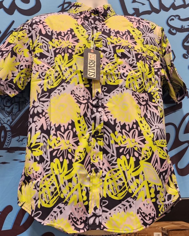 RSVLTS Pineapple Party KUNUFLEX Short Sleeve Shirt — front view