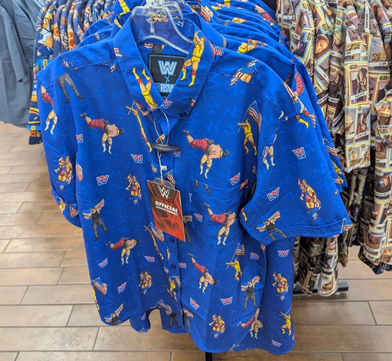 RSVLTS American Heroes KUNUFLEX Short Sleeve Shirt in Blue — front view