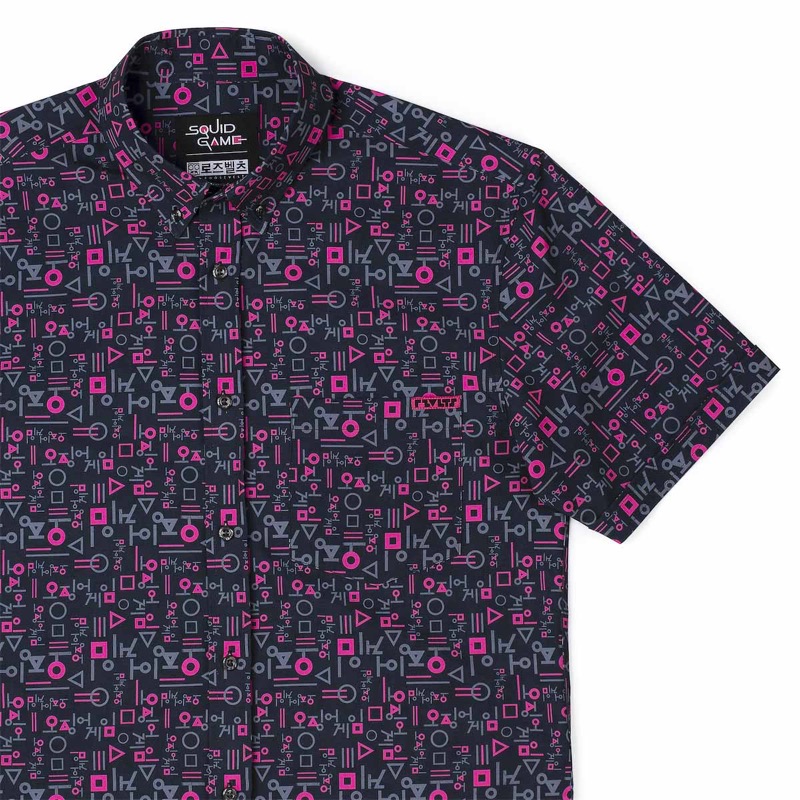 RSVLTS OJM KUNUFLEX Short Sleeve Shirt in Black — front view