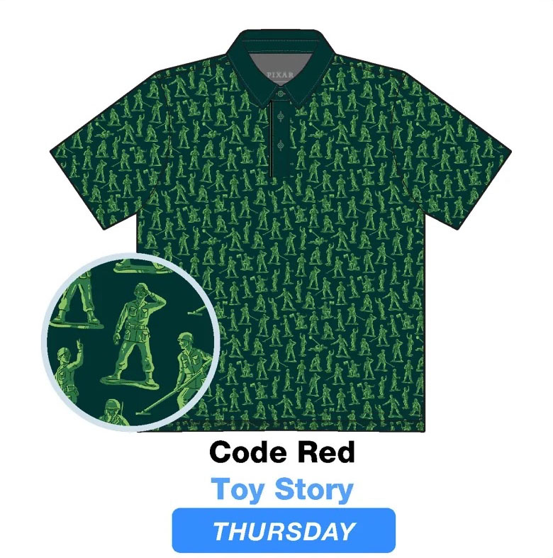 RSVLTS Code Red All-Day Polo in Black — front view