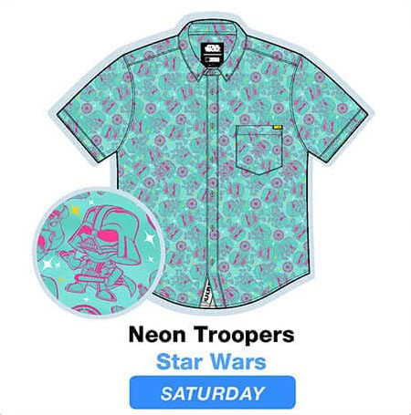 RSVLTS City Connect Army KUNUFLEX Short Sleeve Shirt in Blue — front view
