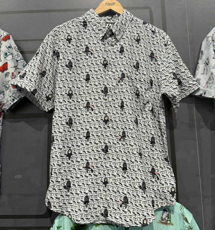 RSVLTS Vader’s Troopers KUNUFLEX Short Sleeve Shirt in White — front view