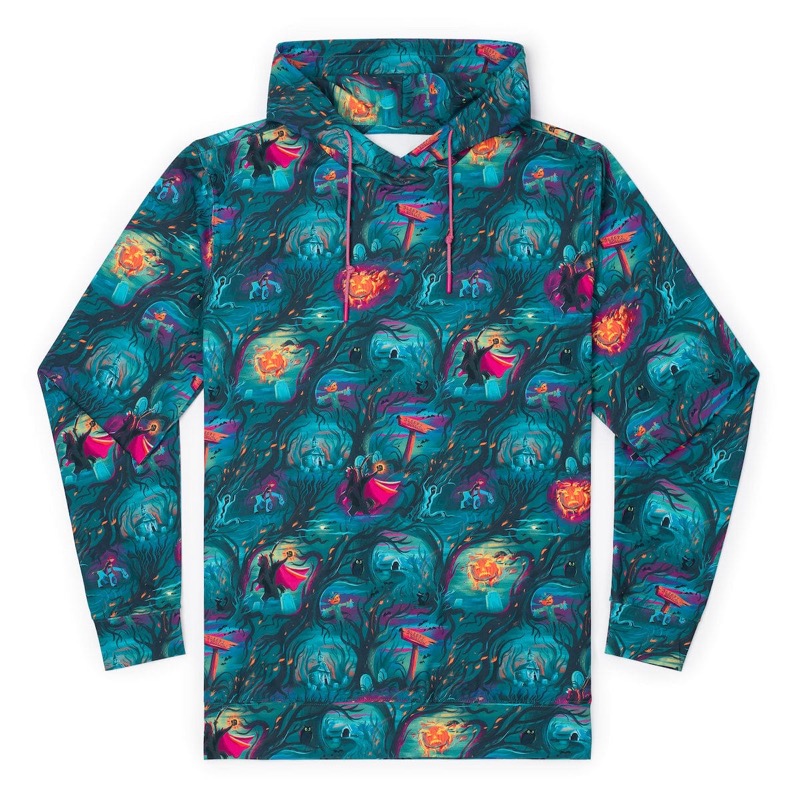 RSVLTS Headless Havoc Performance Hoodie in Blue — front view
