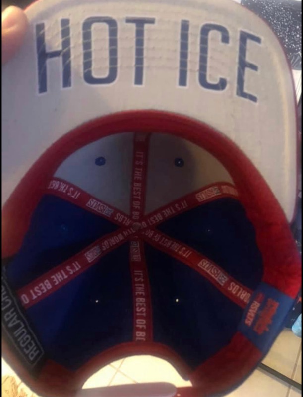 RSVLTS Brickma Hot Ice Snapback Hat in Blue — detail 2