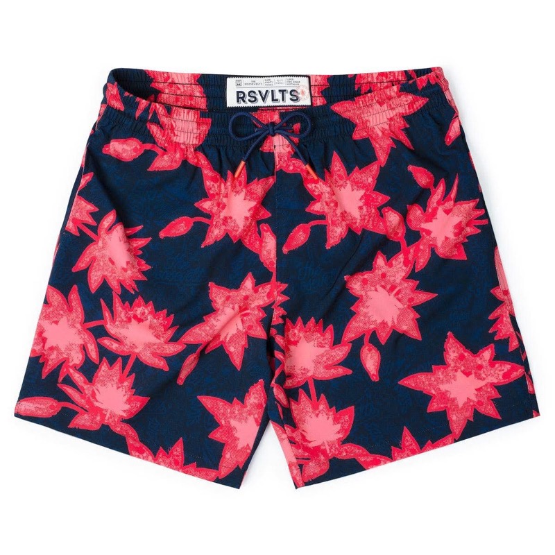 RSVLTS Camp Kunu (Red) Hybrid Shorts — front view