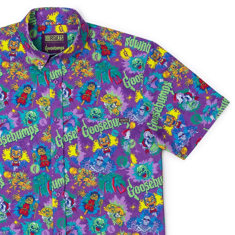RSVLTS Scared Sheetless KUNUFLEX Short Sleeve Shirt — front view
