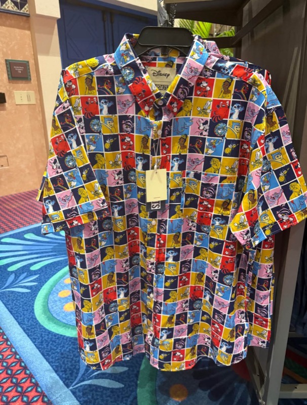 RSVLTS Destination D23 Grid KUNUFLEX Short Sleeve Shirt in Multicolor — front view