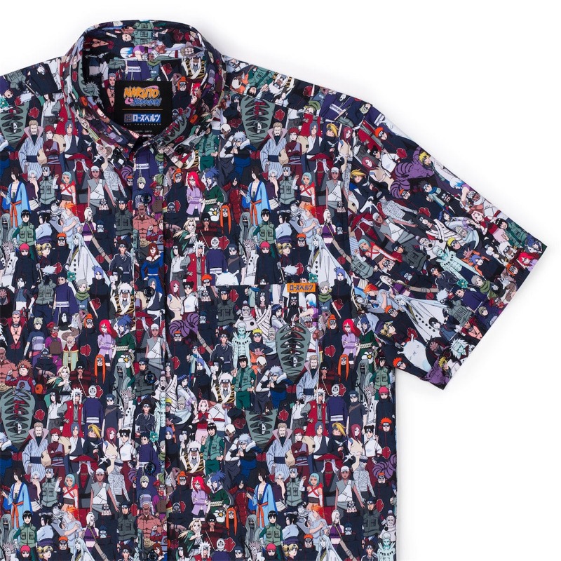 RSVLTS Ninja World KUNUFLEX Short Sleeve Shirt in Multicolor — front view