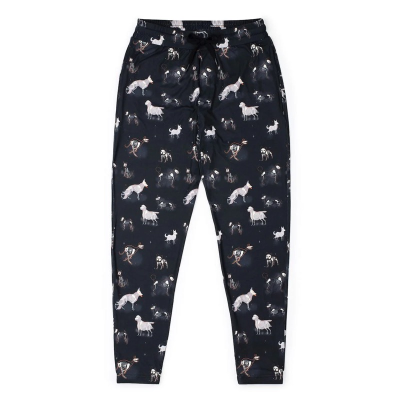 RSVLTS Good to the Bone performance Joggers in Black — front view