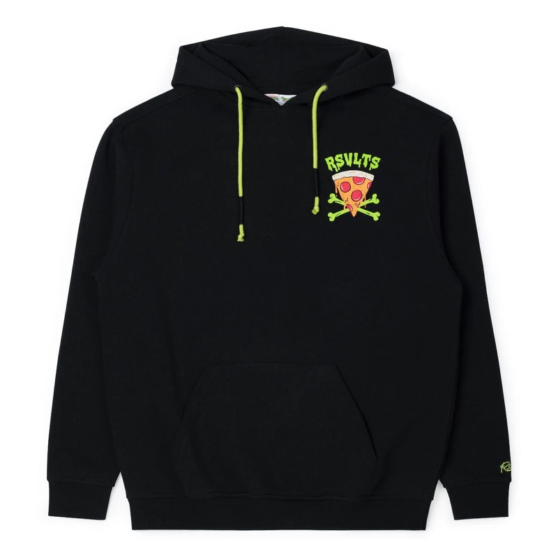 RSVLTS Rad to the Bone Performance Hoodie in Black — front view
