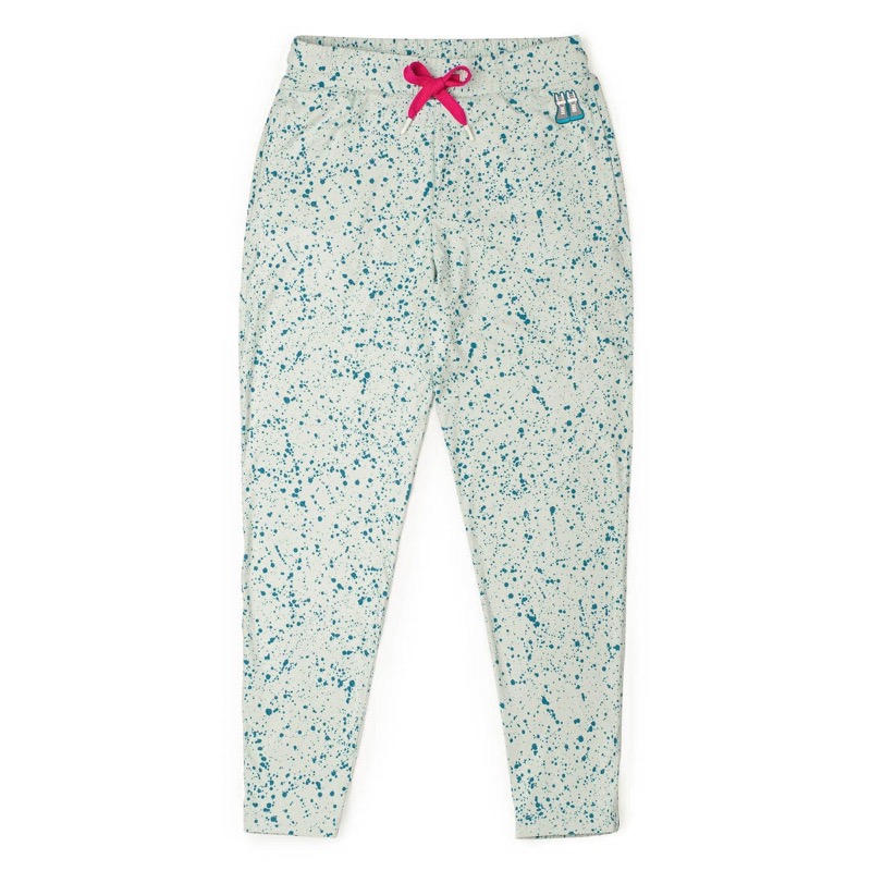 RSVLTS Power Laces, Alright! Joggers in White — front view