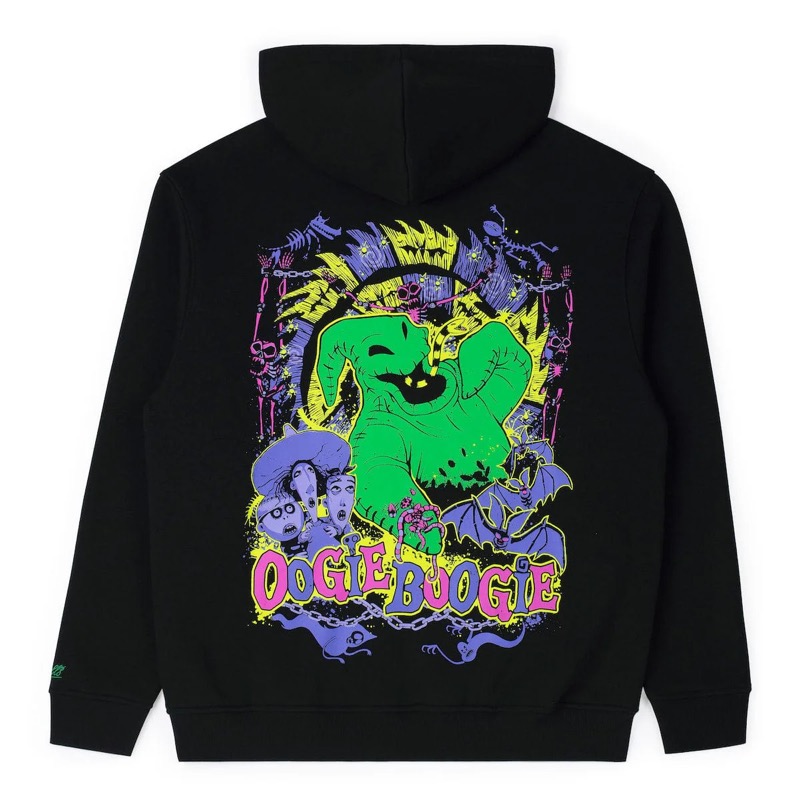 RSVLTS Oogie Boogie Hoodie Performance Hoodie in Black — front view