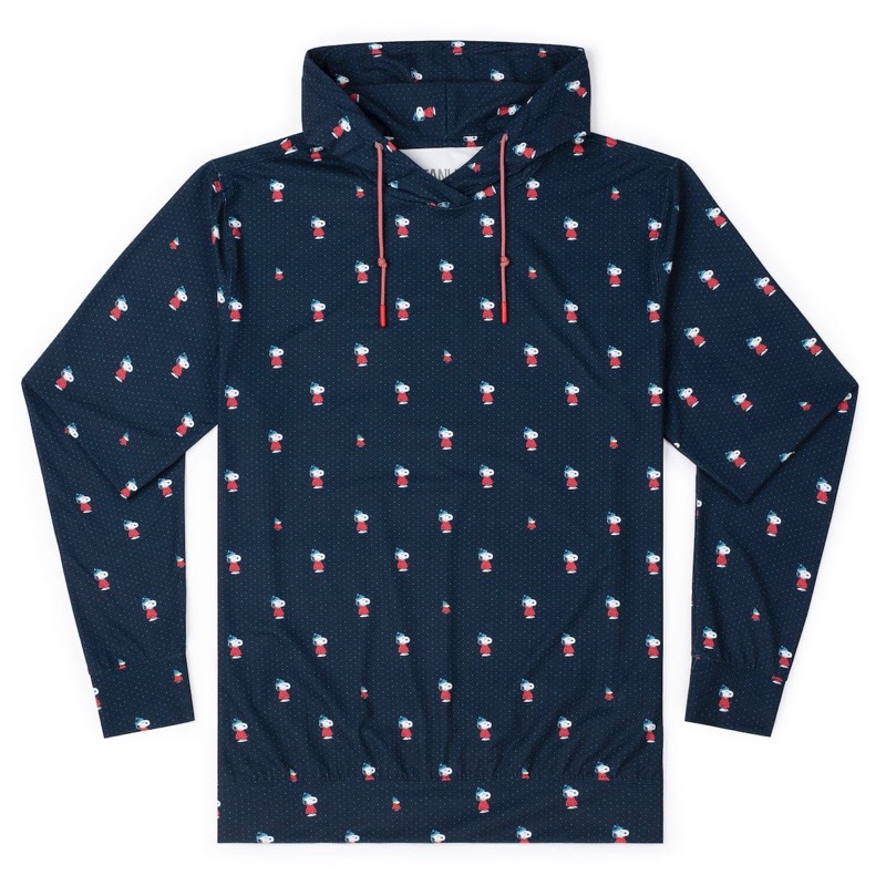 RSVLTS Keepin’ It Cozy Performance Hoodie in Blue — front view