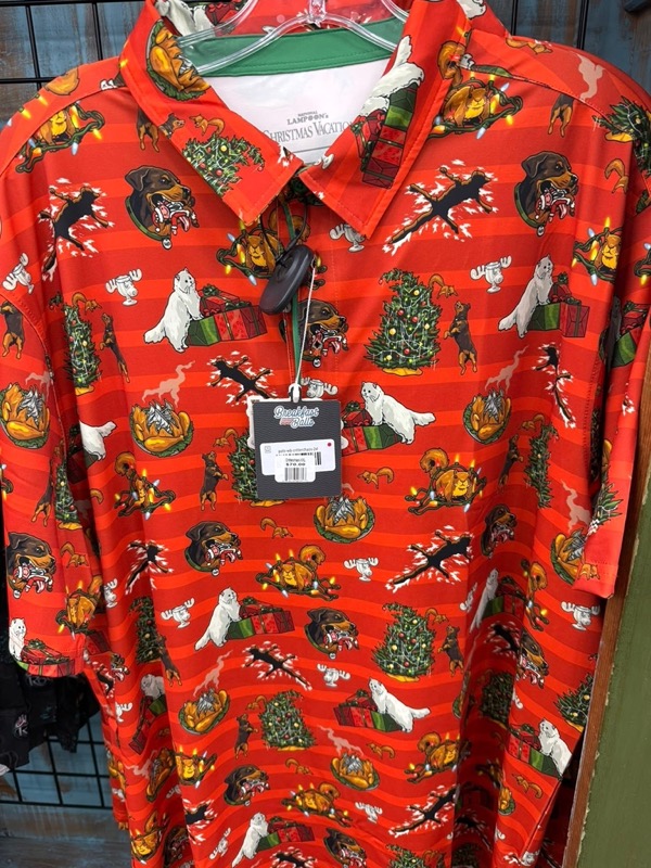 RSVLTS Christmas Critters All-Day Polo — front view