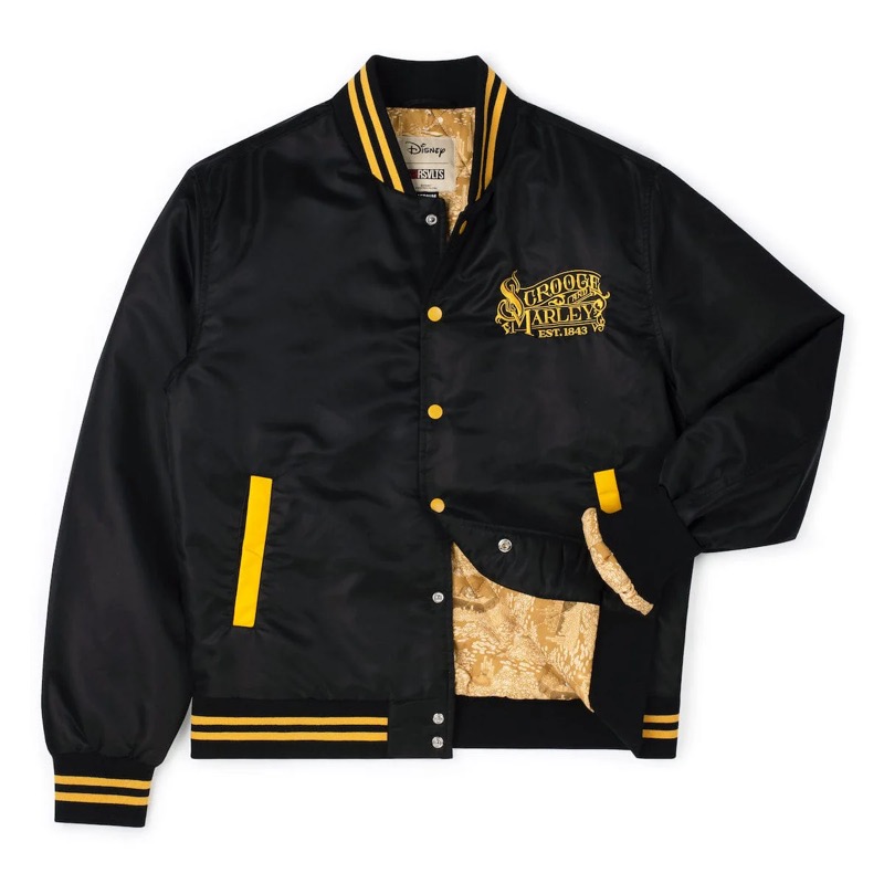 RSVLTS Scrooge and Marley Counting House Coach Jacket in Black — front view
