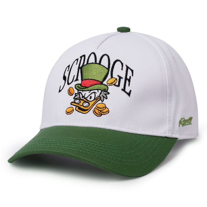 RSVLTS Bah Humbug! 5-Panel Hat in White — front view