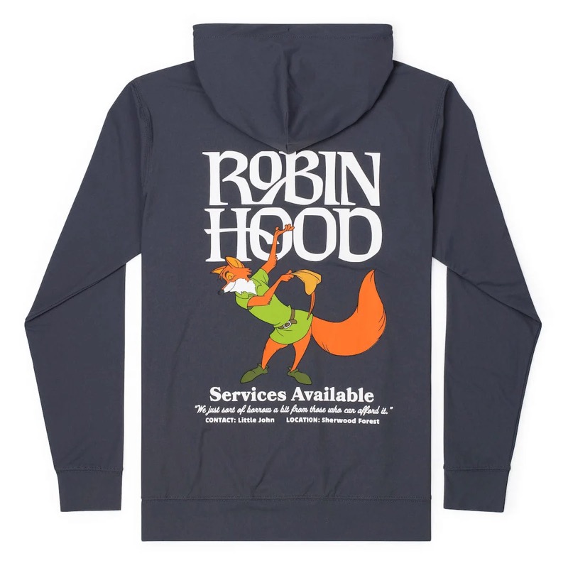 RSVLTS Services Available Performance Hoodie in Gray — front view