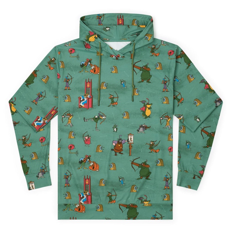 RSVLTS Archrivals Performance Hoodie in Green — front view