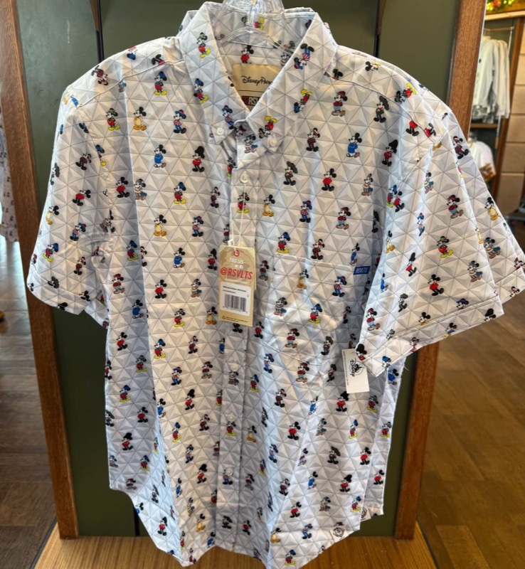 RSVLTS World Showcase KUNUFLEX Short Sleeve Shirt in White — front view