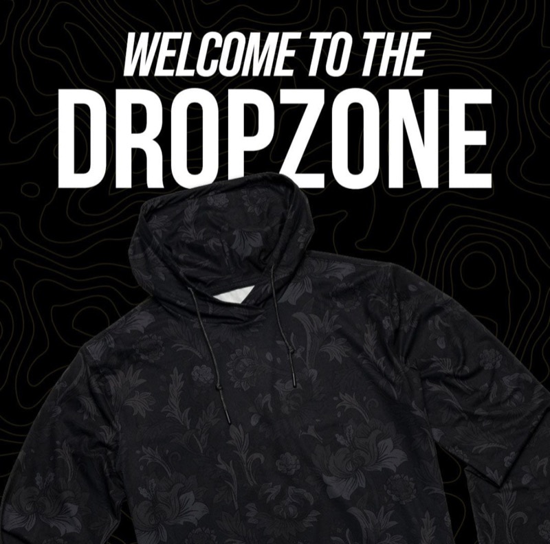 RSVLTS Rococo (After Dark) Performance Hoodie in Black — front view