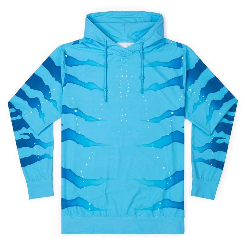 RSVLTS The Na’vi Performance Hoodie in Blue — front view