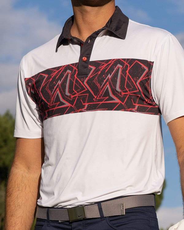 RSVLTS The Tour All-Day Polo in White — front view