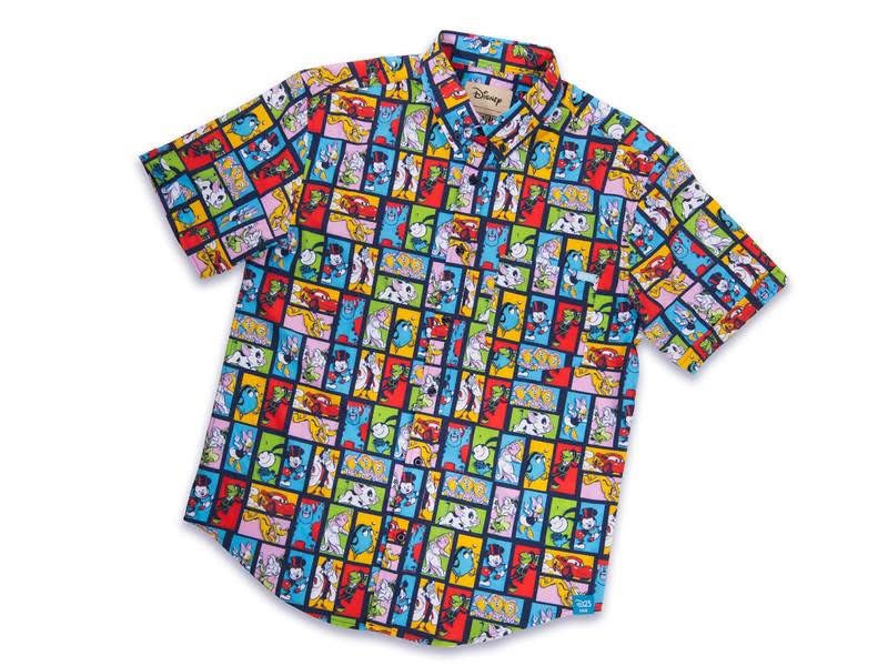 RSVLTS D23 2026 Welcome Gift KUNUFLEX Short Sleeve Shirt in Multicolor — front view