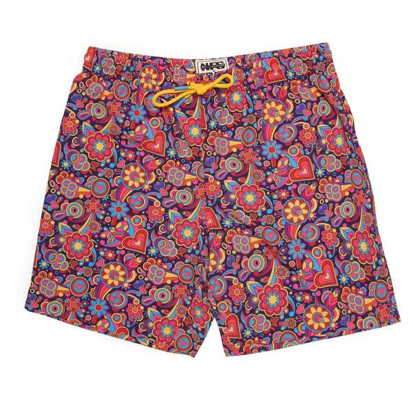 RSVLTS Love Overload Hybrid Shorts in Red — front view