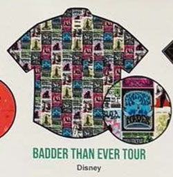 RSVLTS Badder Than Ever Tour KUNUFLEX Short Sleeve Shirt in Multicolor — front view